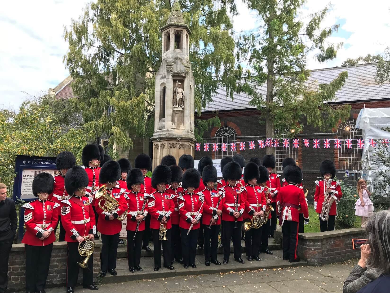Band at St Mary Magdalene Church, in Richmond