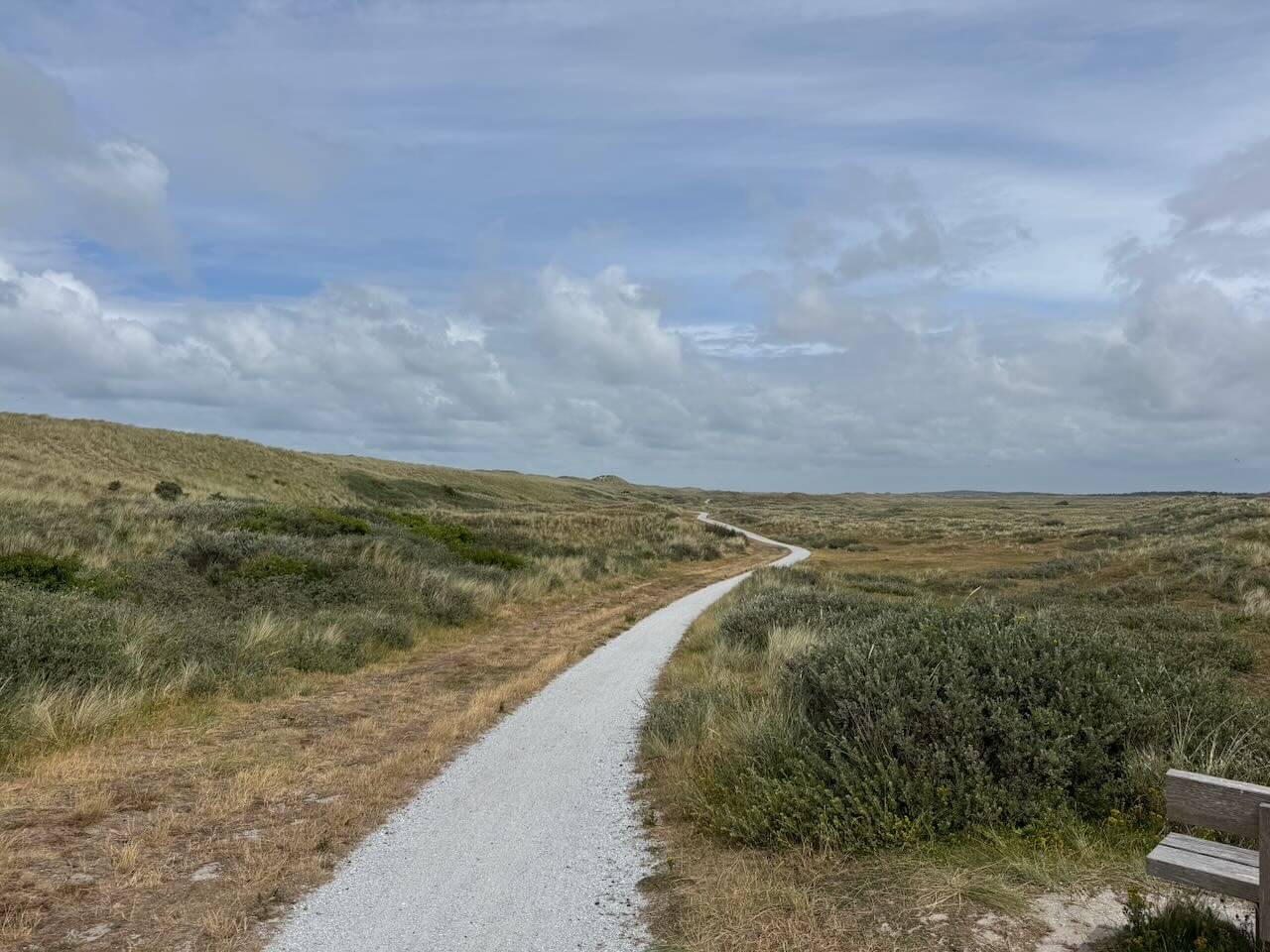 Riding around Vlieland