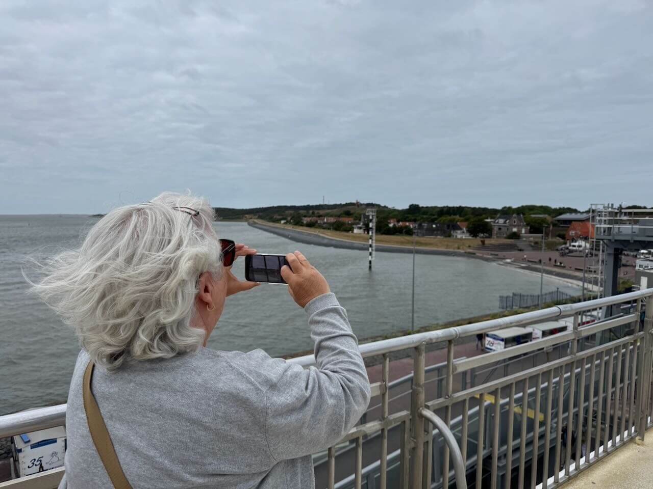 Departing Vlieland on the ferry